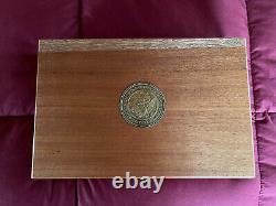 Vintage smith and wesson Wooden Display Case box N Frame 4 Inch Barrel Model 57