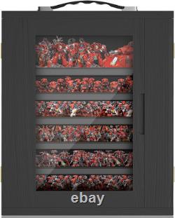 WELIDAY Miniature Storage Case for Collectibles Miniatures, Black
