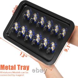 WELIDAY Miniature Storage Case for Collectibles Miniatures, Black