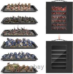 WELIDAY Miniature Storage Case for Collectibles Miniatures, Black