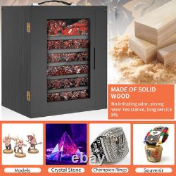 WELIDAY Miniature Storage Case for Collectibles Miniatures, Black