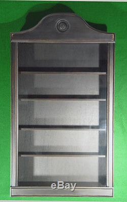 Wall Curio Cabinet Shadow Box Display Case Shelf
