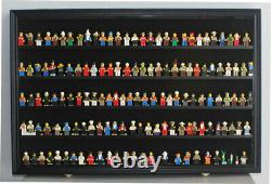 Wall Display Case Shadow Box Cabinet for Building Block Toy Minifigures Display