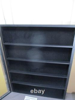 Wall Hanging 5 Shelf Shadow Box Display Case with Door & Locks 31 x 24.5