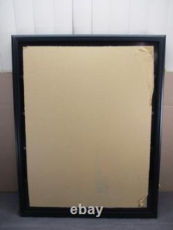 Wall Hanging 5 Shelf Shadow Box Display Case with Door & Locks 31 x 24.5