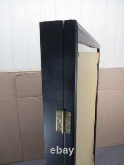 Wall Hanging 5 Shelf Shadow Box Display Case with Door & Locks 31 x 24.5