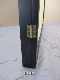 Wall Hanging 5 Shelf Shadow Box Display Case with Door & Locks 31 x 24.5