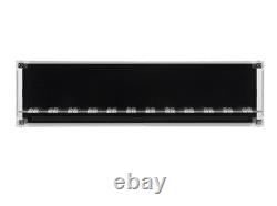 Wall Mounted Acrylic Display Case for LEGO Minifigures 12 Wide 8-Tier Shelf