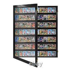 Wallmount Card Display Case will hold 50-100 Sports Card Display Case Baseball