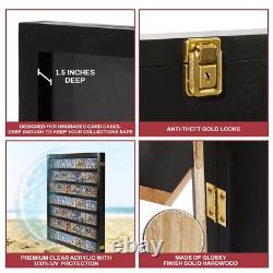 Wallmount Card Display Case will hold 50-100 Sports Card Display Case Baseball