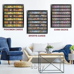 Wallmount Card Display Case will hold 50-100 Sports Card Display Case Baseball
