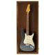 Walnut Finish Guitar display case Solid hardwood with Locks
