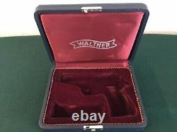 Walther Blue Presentation Case Vintage 1960's Factory Original Display Case