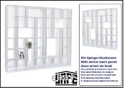 Wash Acrylic Display Cases Miniatures 34 compartments Mix Spiegel-Rückwand Safe