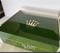 Watch Box Ten Watches Wood Brand New, green luxury Watch Display Case