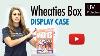Wheaties Box Display Case With Uv Protection
