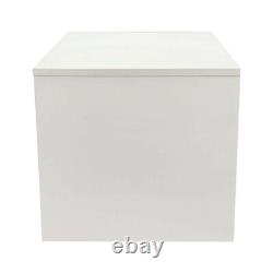 White 18x18 Knockdown Bases Pedestal Base Box Cube Display Fixture Retail