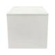 White 18x18 Knockdown Bases Pedestal Base Box Cube Display Fixture Retail