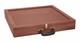 Wood Countertop Display Case View Clear Top Portable Cherry 24 x 36 x 4