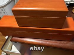 Wood Display Storage Box Case Coin Slab Holders