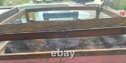 Wood Portable Tabletop Lighted Glass Trade Show Retail Display Cases 5 avail