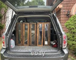 Wood Portable Tabletop Lighted Glass Trade Show Retail Display Cases 5 avail