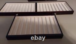 Wooden 40 Slot Pen Box Display. See pics