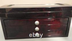 Wooden 40 Slot Pen Box Display. See pics