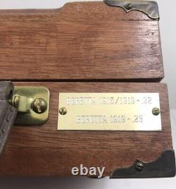 Wooden Display Box For Beretta Models 1915/1919.32 & 1919.25 Weapons 2139-PX