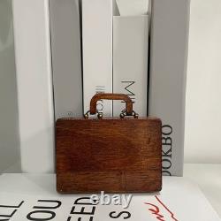 Wooden Suitcase-Style Display Case for Crystal Collectibles Home Decor Ornament Wooden Suitcase-Style Display Case for Crystal Collectibles Home Decor Ornament