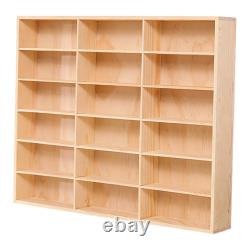 Wooden Toy Car Display Shelf Model Cars Counter Home Business Organizer Case