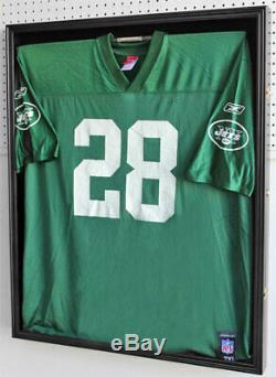 X Large Football Jersey Display Case Wall Frame Shadow box -UV Protection, LOCK