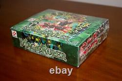 Yugioh 1st Edition Magic Ruler Booster Box Factory Sealed MRL with Display Case