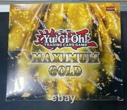 Yugioh Maximum Gold Display Case Sealed Booster Box 1st Edition Collector Set