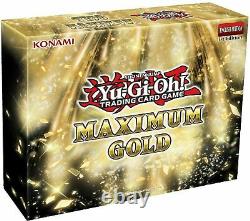 Yugioh Maximum Gold Factory Sealed Case Brand New Unopened 1st Edition 4 Display